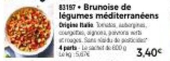Thiriet Brunoise de légumes méditerranéens offre