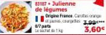 Thiriet Julienne de légumes offre