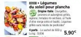 Thiriet Légumes du soleil pour plancha offre