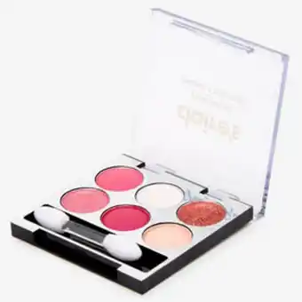 Claire's Mini palette d'ombres à paupières roses offre