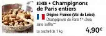 Thiriet Champignons de Paris entiers offre
