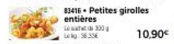 Thiriet Petites girolles entières offre