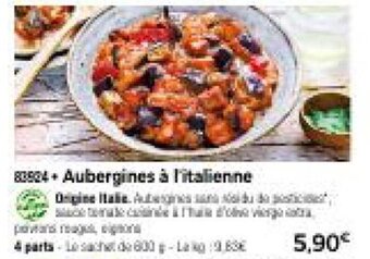 Thiriet Aubergines à l'italienne offre