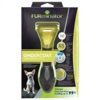Truffaut Furminator - brosse pour chien undercoat xs poils courts offre