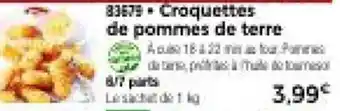 Thiriet Croquettes de pommes de terre offre