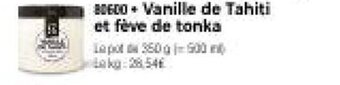 Thiriet Vanille de Tahiti et féve de tonka offre