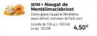 Thiriet Nougat de Montélimar/abricot offre