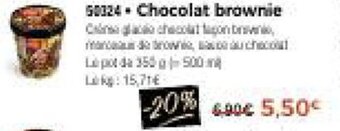 Thiriet Chocolat brownie offre