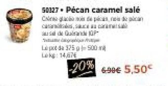 Thiriet Pécan caramel salé offre