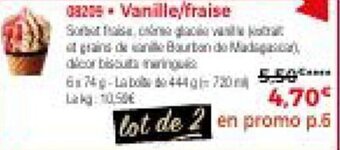 Thiriet Vanille/fraise offre