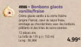Thiriet Bonbons glacés vanille/fraise offre