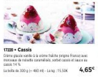 Thiriet Cassis offre