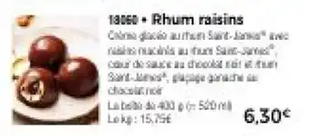 Thiriet 13060+ Rhum raisins offre