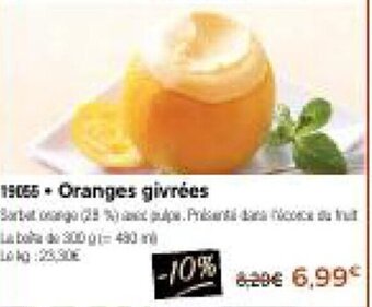 Thiriet Oranges givrees offre