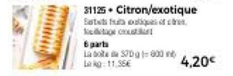 Thiriet Citron/exotique offre