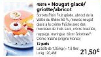 Thiriet Nougat glace/griotte/abricot offre