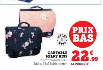 Hyper U CARTABLE MILKY KISS offre