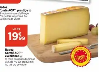 Bi1 Badoz Comté AOP** excellence (A) offre