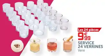 Gifi Service 24 Verrines offre