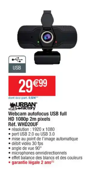 Webcam Autofocus USB Full