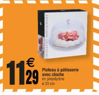 Cora x Carrefour Plateau A patisserie Avec Cloche offre