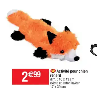 Cora x Carrefour Activitè Pour Chien Renard offre