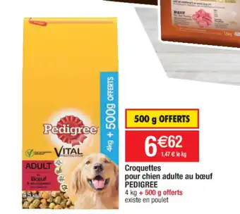 Cora x Carrefour Croquettes Pour Chien Adulte Au Bouef offre