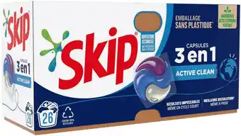 Match Skip lessive capsules 3 en 1 offre