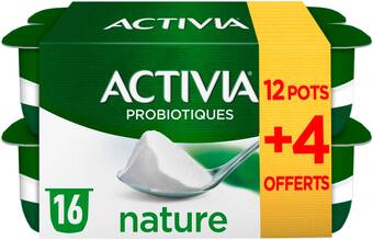 Match Activia yaourt aux probiotiques offre