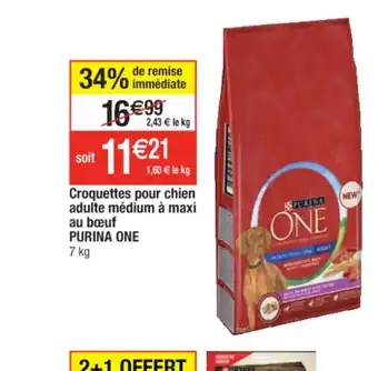 Cora x Carrefour Croquettes Pour Chien Adulte Medium offre