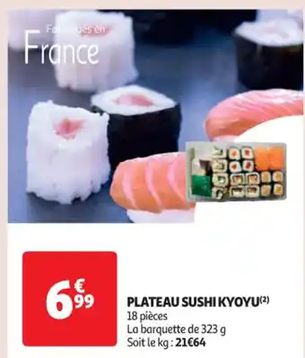 Auchan PLATEAU SUSHI KYOYU(²) offre