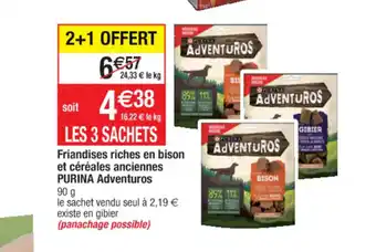 Cora x Carrefour Friandises Riches En Bison Et Cèrèales offre