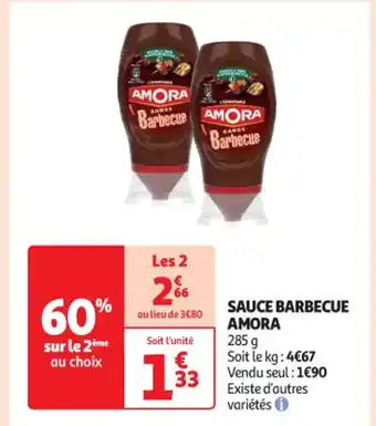Auchan SAUCE BARBECUE AMORA offre
