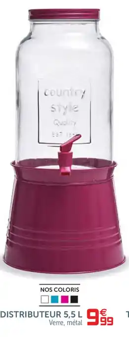 Gifi Distributeur 5,5 L offre