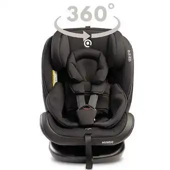 E.Leclerc Mundo siège-auto pivotant 360° isofix évolutif groupe 0+/1/2/3 noir offre