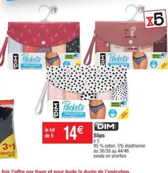 Cora x Carrefour Slips offre