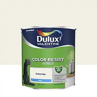 Castorama Peinture murs et boiseries color resist cuisine dulux valentine mat colombe 2,5l offre