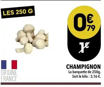 Supeco Champignon offre