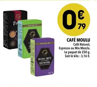 Supeco Café moulu offre