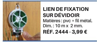 Shopix LIEN DE FIXATION SUR DÉVIDOIR offre