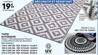 Shopix TAPIS EXTÉRIEUR offre