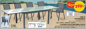 Shopix TABLE EXTENSIBLE offre