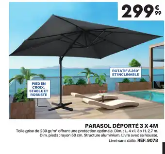 PARASOL DĂPORTĂ 3 X 4M
