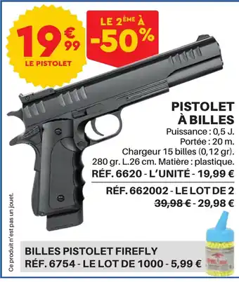 Shopix PISTOLET À BILLES offre