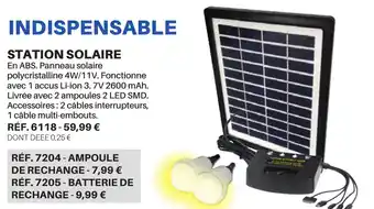 Shopix STATION SOLAIRE offre