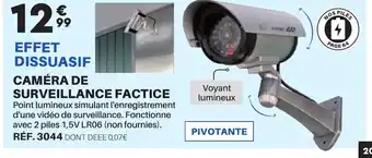 CAMÉRA DE SURVEILLANCE FACTICE