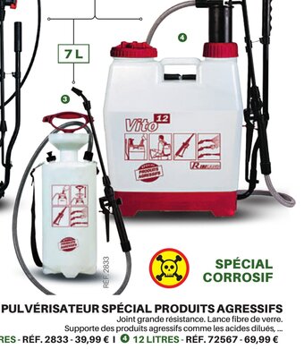 Shopix PULVÉRISATEUR SPÉCIAL PRODUITS AGRESSIFS offre