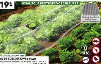 FILET ANTI-INSECTES 3X6M