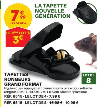 Shopix TAPETTES RONGEURS GRAND FORMAT offre