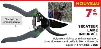 Shopix SÉCATEUR LAME INCURVÉE offre